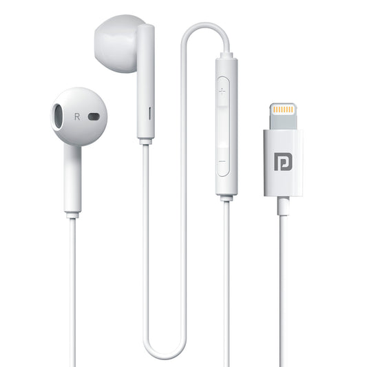 Portronics Conch Theta L 8pin in-ear wired earphones with mic and in-line control for music and calls under 500