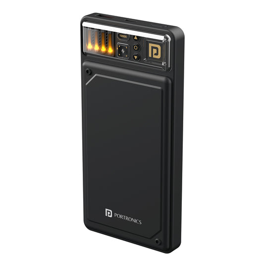 Experience uninterrupted power with Portronics Luxcell C 10000mAh Power Bank | fast charging power bank with 22.5W output | best power bank in India