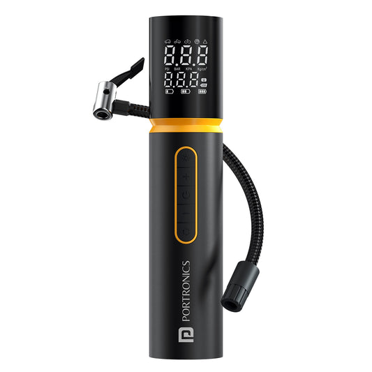 Portronics vayu 5.0 portable tyre inflator| rechargeable car tyre inflator| Portronics vayu tyre inflator online